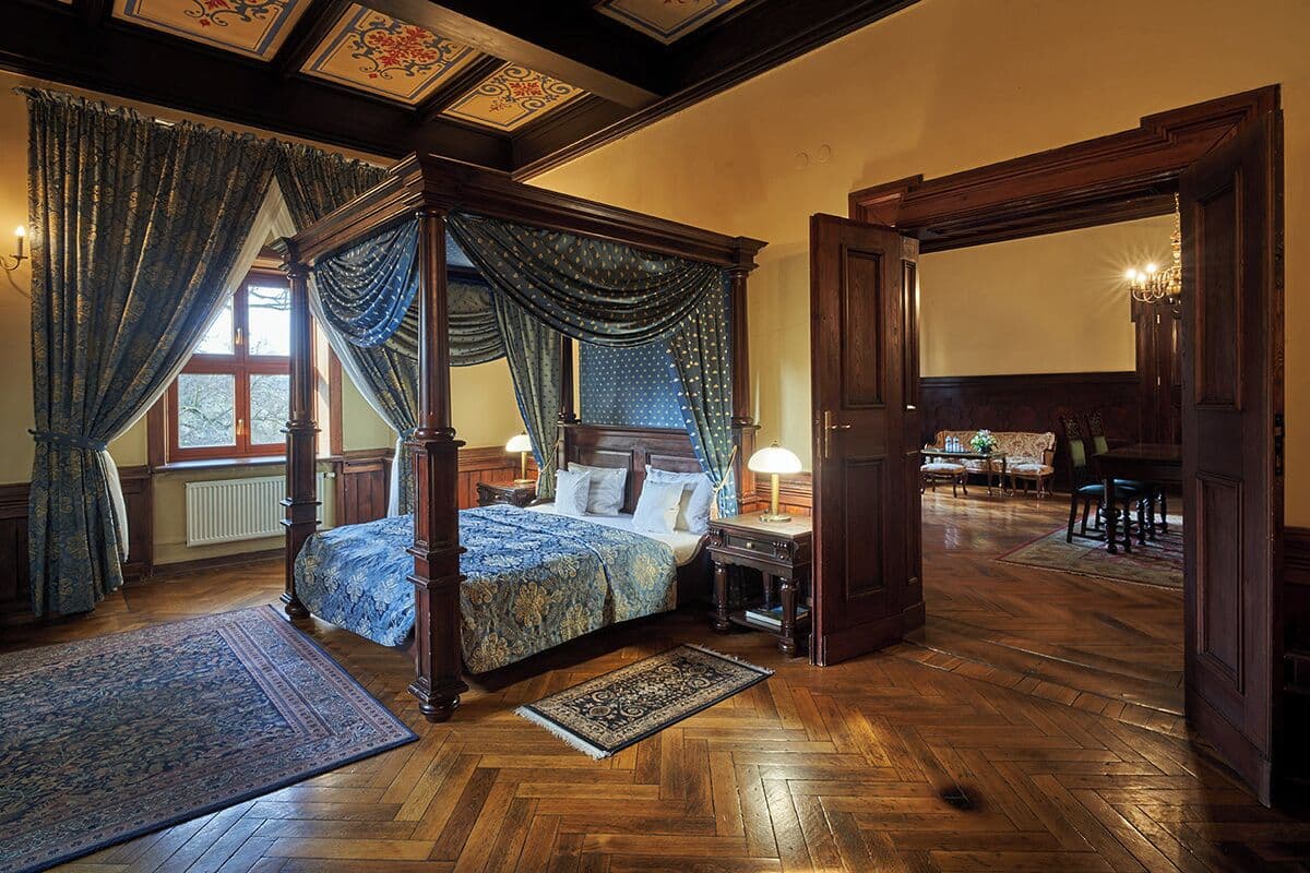 luxury apartment | 1 bedroom, desk, bed sheets