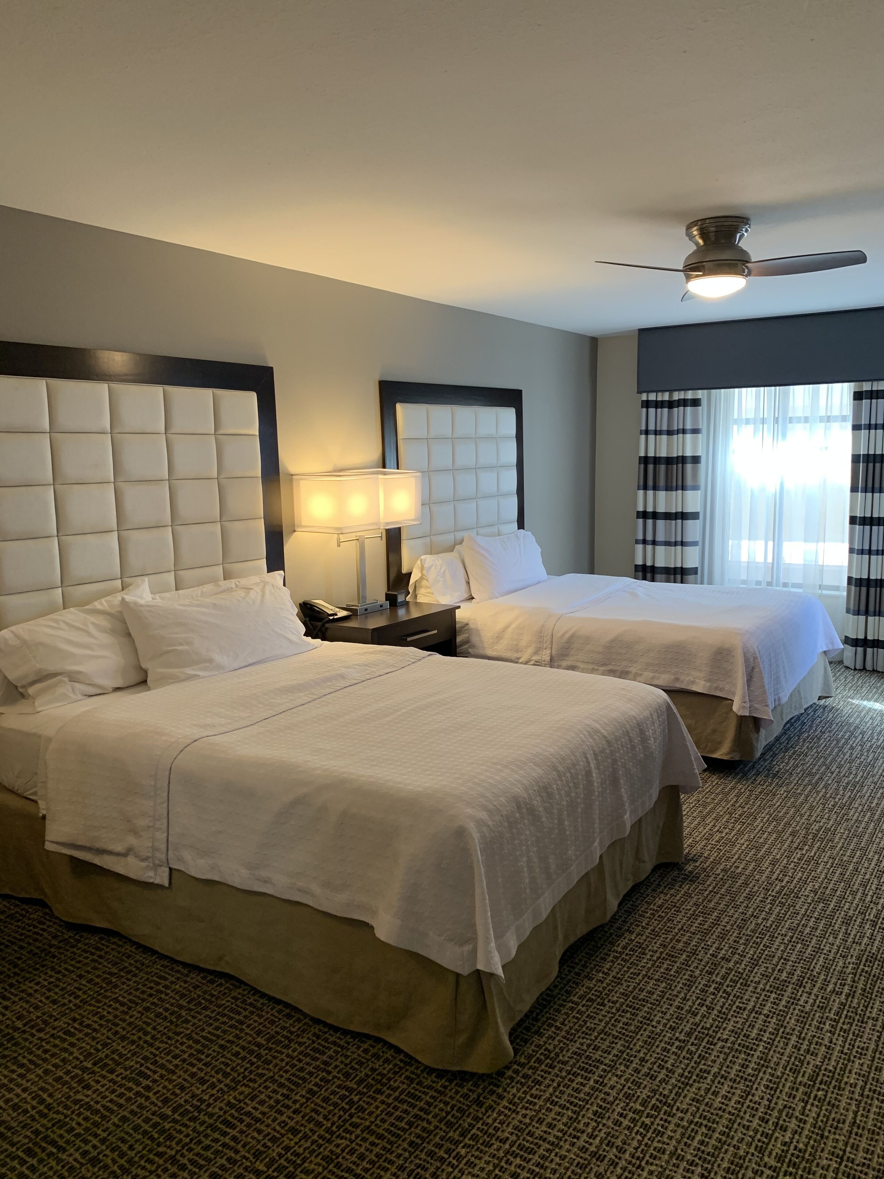 desk, blackout curtains, iron/ironing board, free wifi