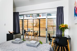 Premium Double Room, 1 Queen Bed, Pool View | 1 bedroom, premium bedding, in-room safe, free WiFi