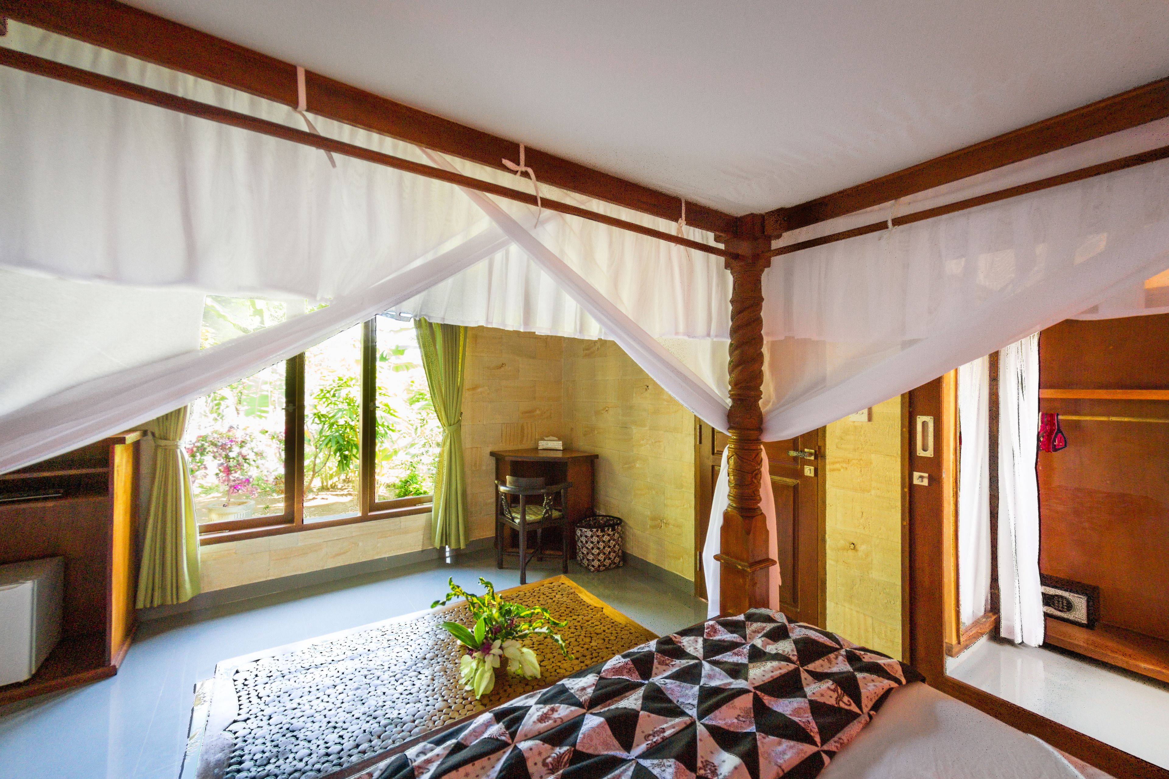 deluxe bungalow, 1 double bed, garden view | desk, free wifi, bed sheets