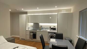 Desk, laptop workspace, soundproofing, iron/ironing board