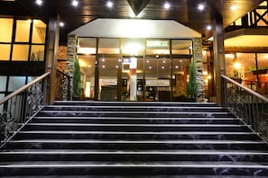 Front of property – evening/night