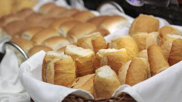A basket of baguettes.