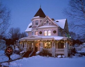 Front of property – evening/night