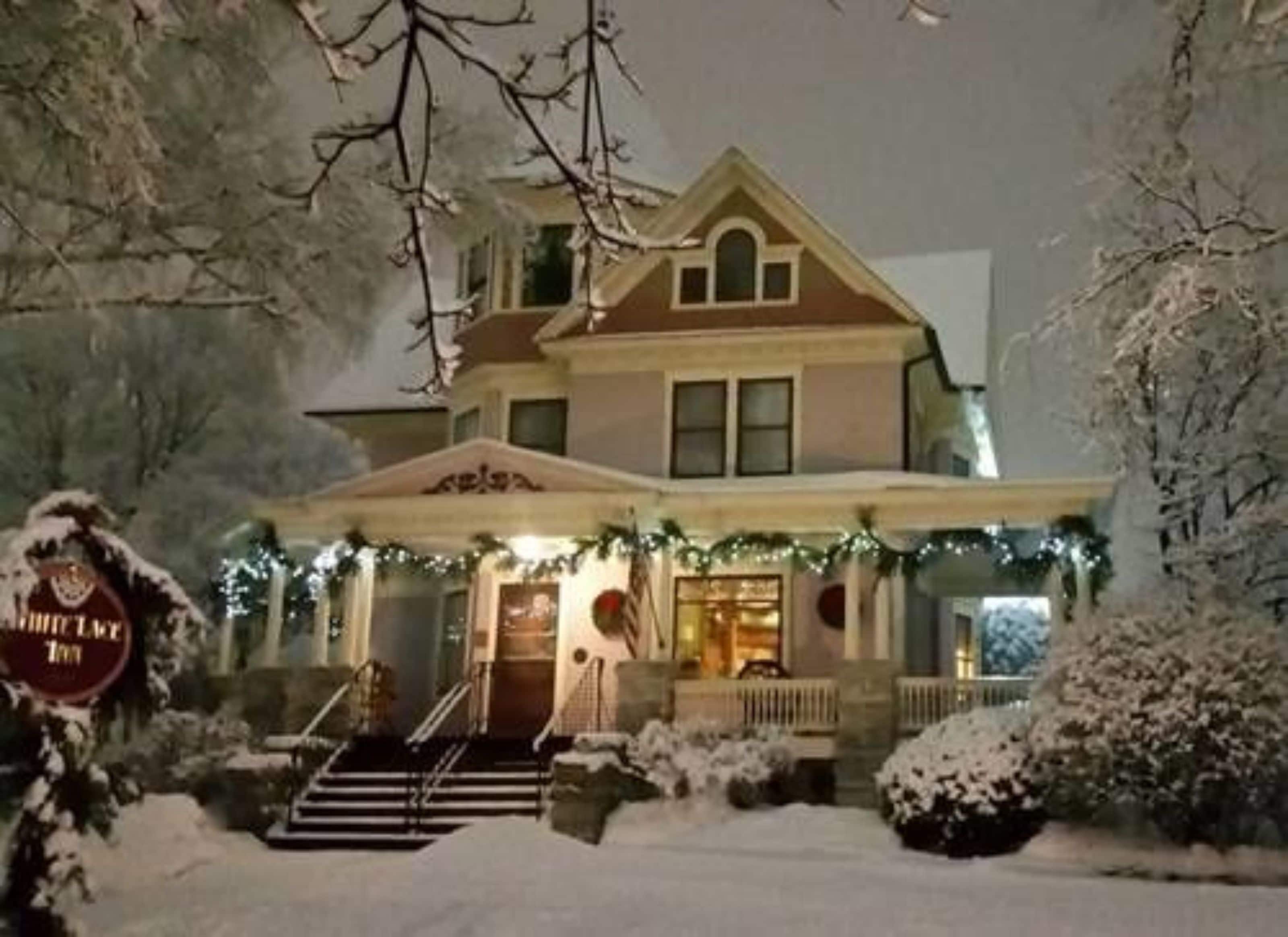 Front of property – evening/night