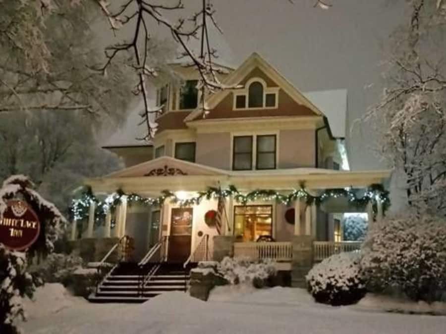 Front of property - evening/night