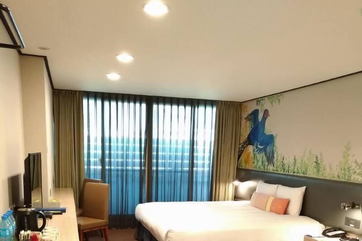 Premium bedding, down comforters, in-room safe, individually decorated