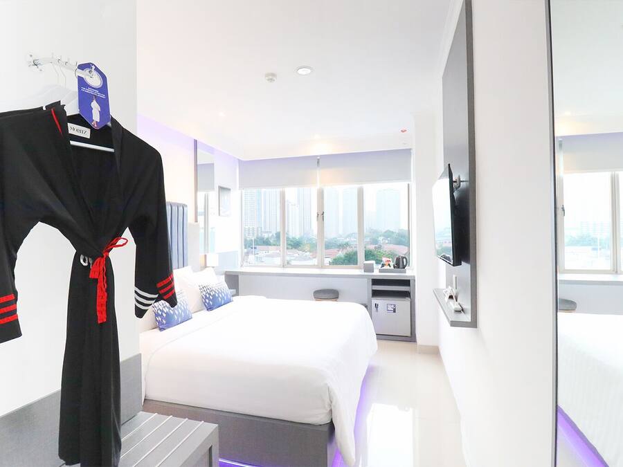 Kamar Eksekutif, 1 kamar tidur, Bebas Asap Rokok | Tempat tidur Select Comfort, minibar gratis, brankas, dan meja kerja