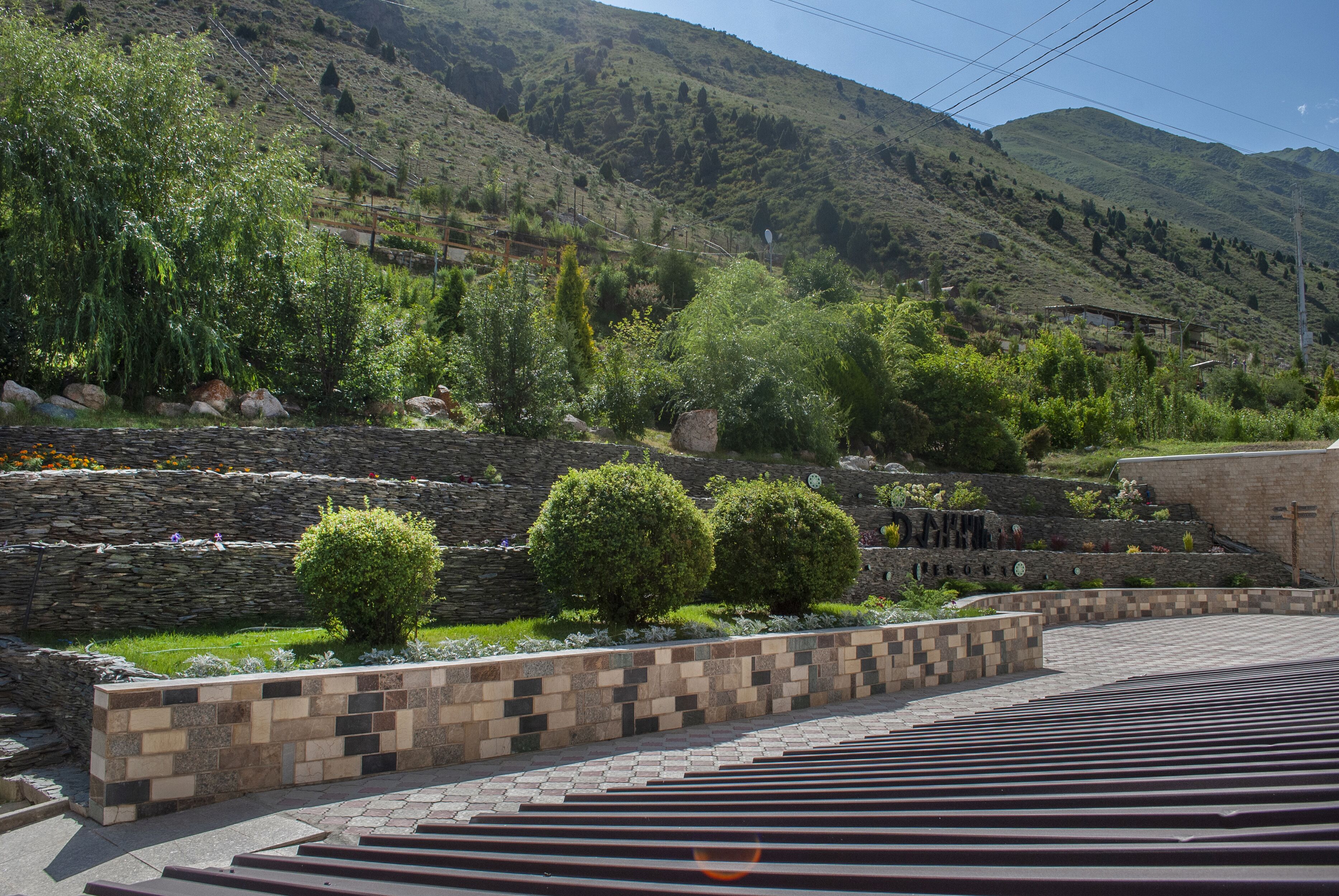 Overnatningsstedets facade