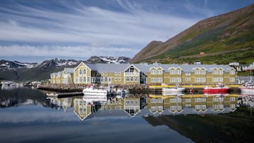 Façana frontal de l'allotjament