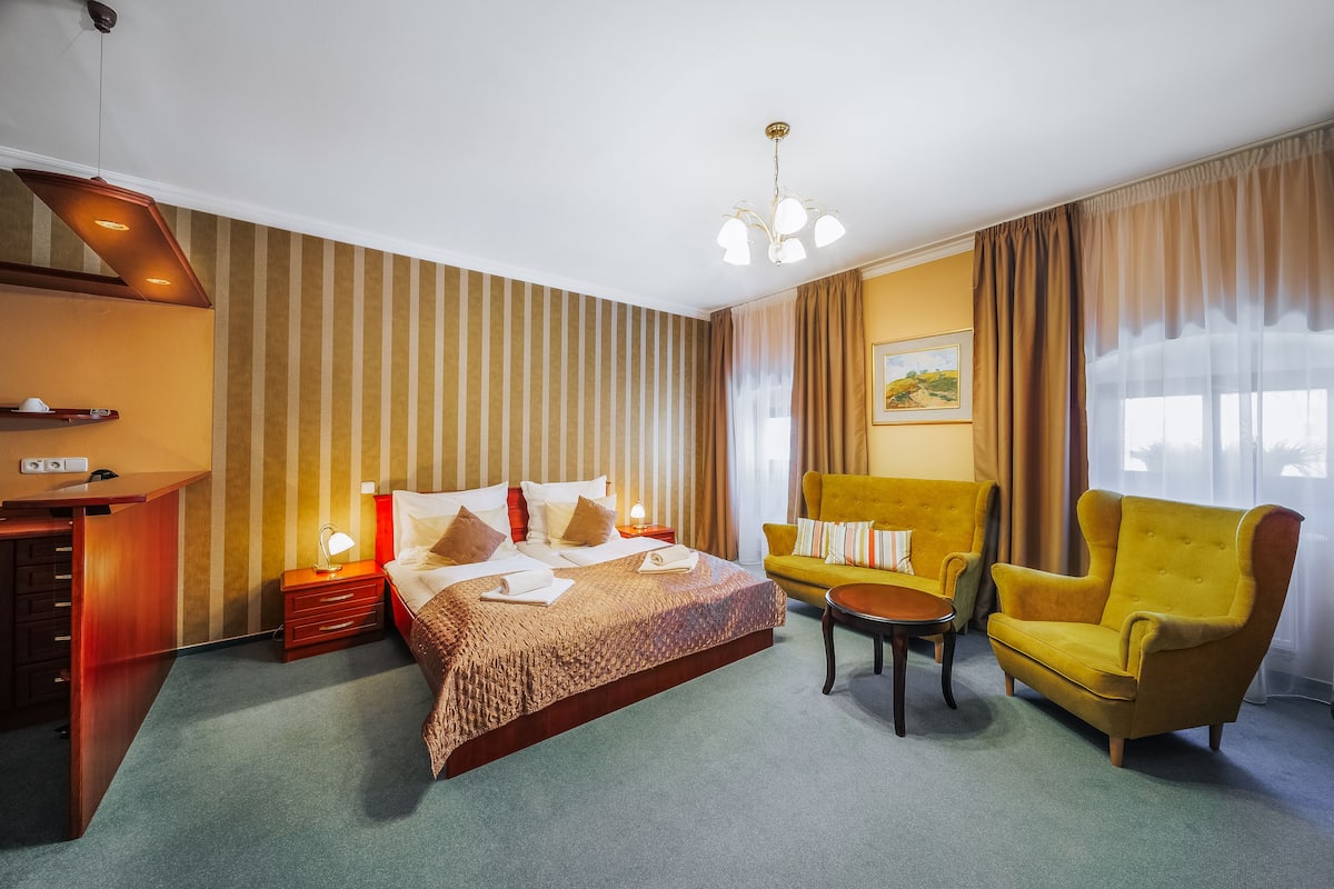 deluxe double or twin room, 1 bedroom | minibar, desk, iron/ironing board, free wifi
