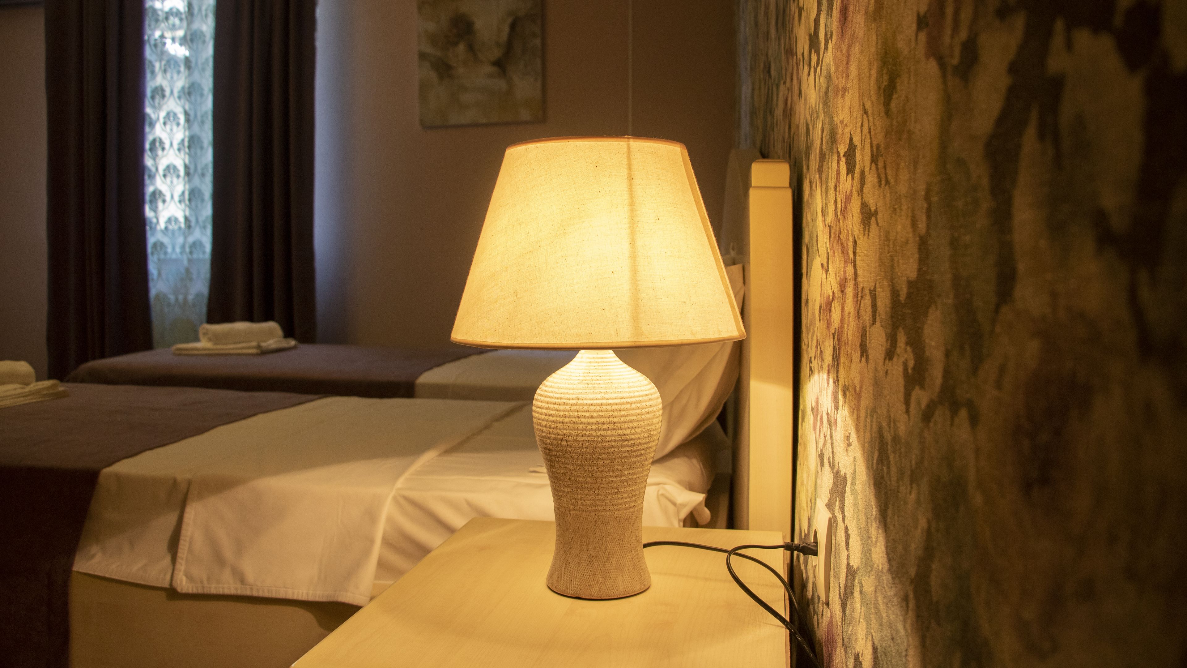 standard twin room | minibar, individually decorated, desk, blackout curtains