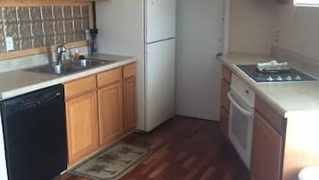 Fridge, microwave, freezer