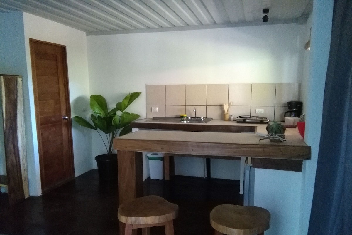 Apartment, 1 Bedroom, Terrace, Beachside | Private kitchen | Fridge, coffee/tea maker, cookware/dishes/utensils