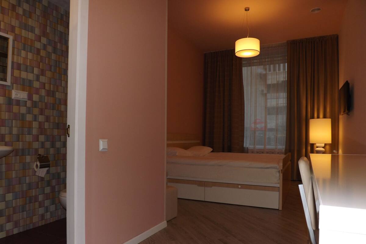 Family Triple Room, 1 Bedroom, Private Bathroom, Ground Floor | Egyptian cotton sheets, pillowtop beds, desk, blackout drapes