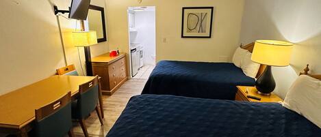1 bedroom, blackout curtains, iron/ironing board, free WiFi