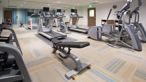 A gym with treadmills, elliptical machines, and weight benches. - Holiday Inn Express & Suites Boise Airport by IHG (Boise)
