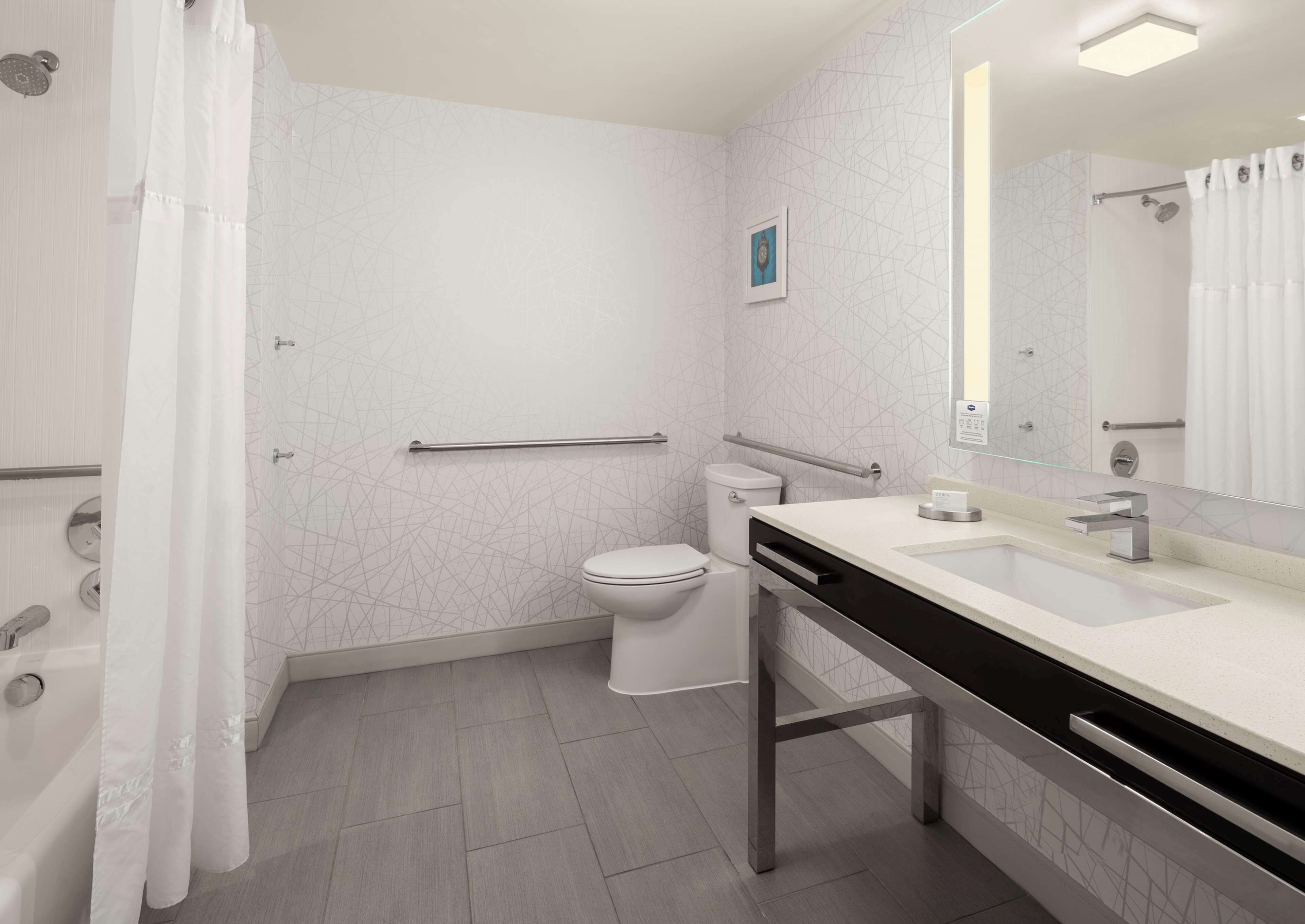 free toiletries, hair dryer, towels