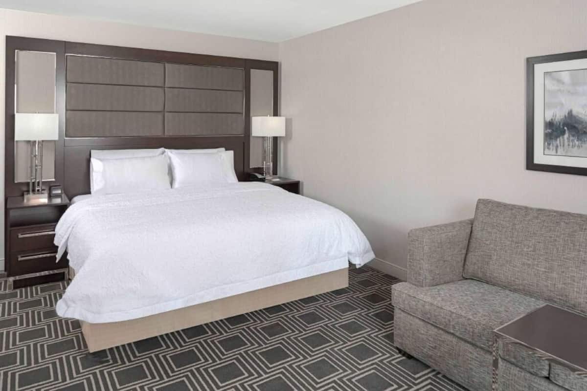 In-room safe, desk, laptop workspace, iron/ironing board