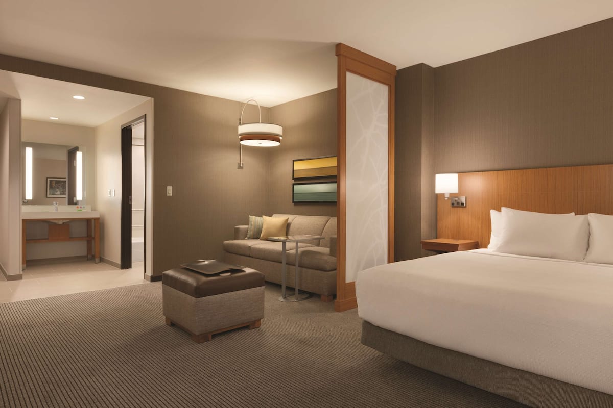 In-room safe, desk, laptop workspace, blackout drapes
