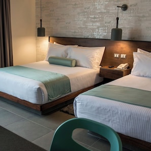 Caja de seguridad en la habitación, wifi gratis y ropa de cama