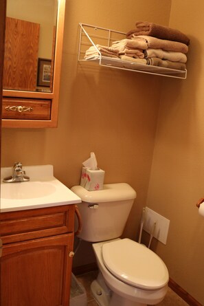 Cabin #3, 2 double beds | Bathroom