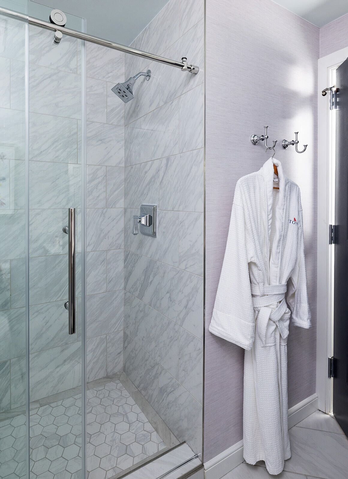 free toiletries, hair dryer, bathrobes, towels