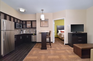Suite, 1 Bedroom, Non Smoking | Private kitchen | Full-size fridge, microwave, stovetop, dishwasher - Staybridge Suites Tomball - Spring Area by IHG (Tomball)