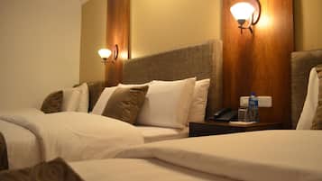 Down comforters, in-room safe, desk, iron/ironing board