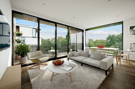 View from room. Clayton Serviced Apartments