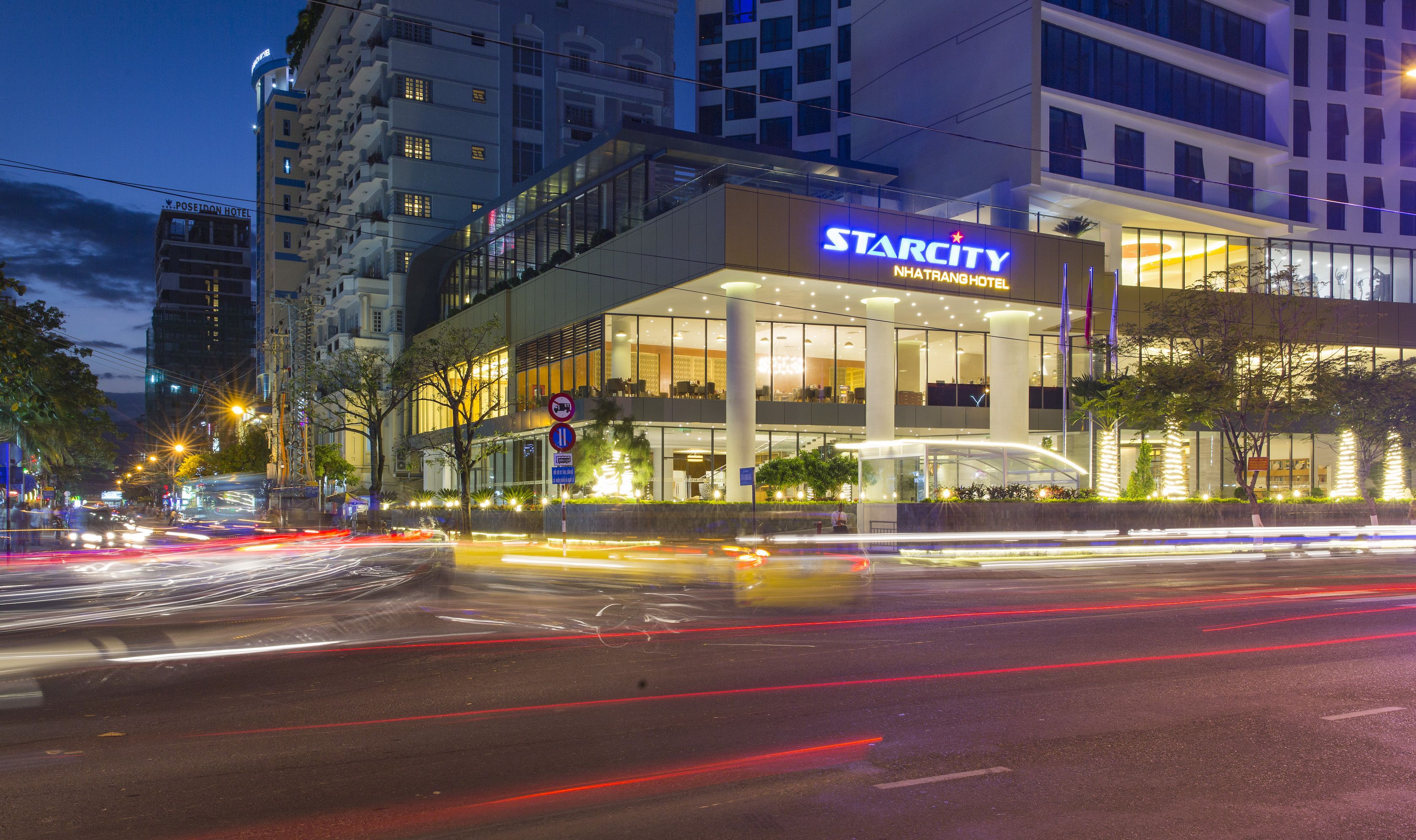 Front of property - evening/night