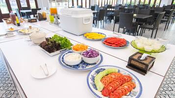 Daily continental breakfast (THB 200 per person)