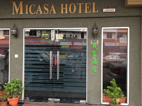 Entrada de la propiedad