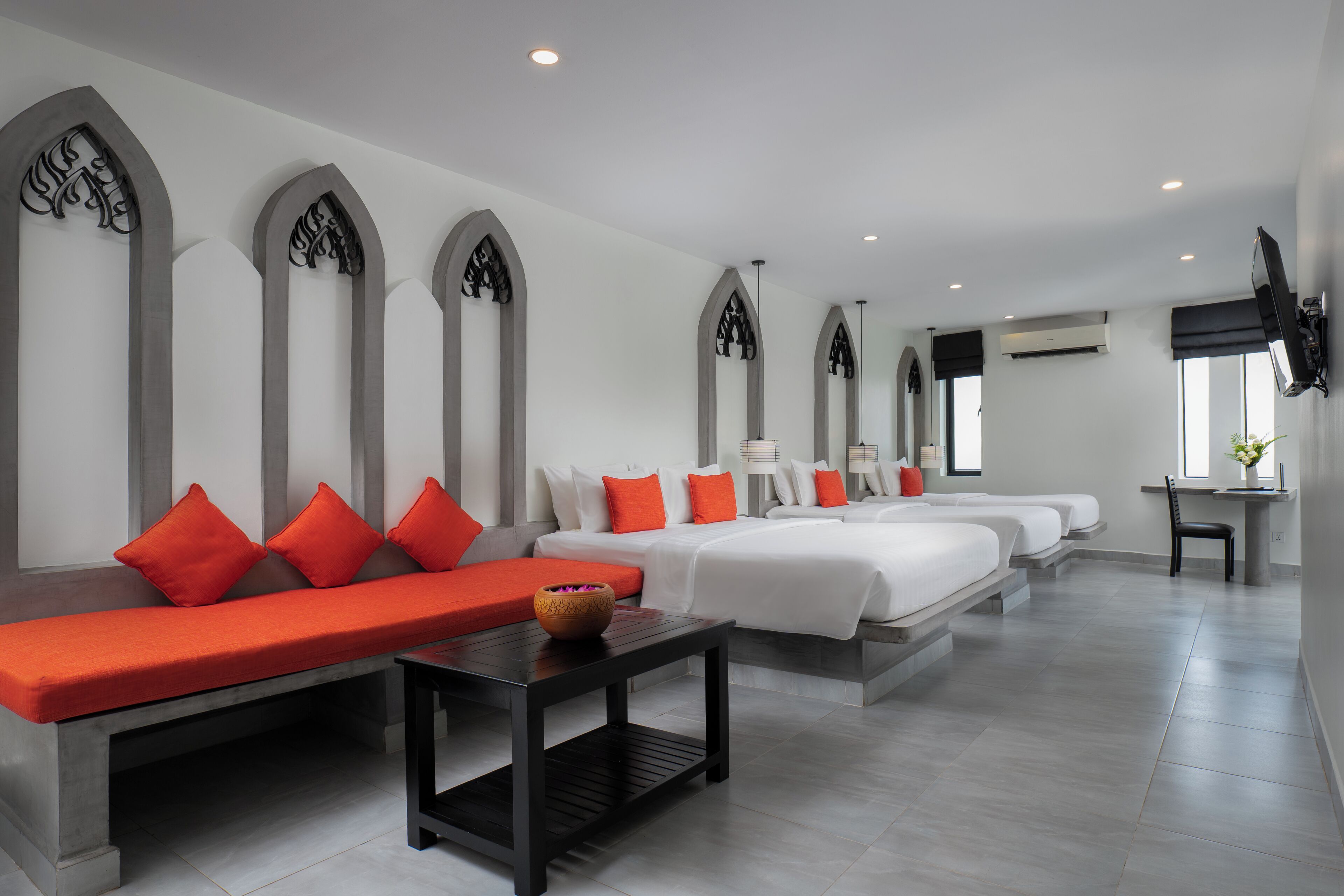 Family Suite | 高档床上用品、迷你吧、客房内保险箱、特色装修