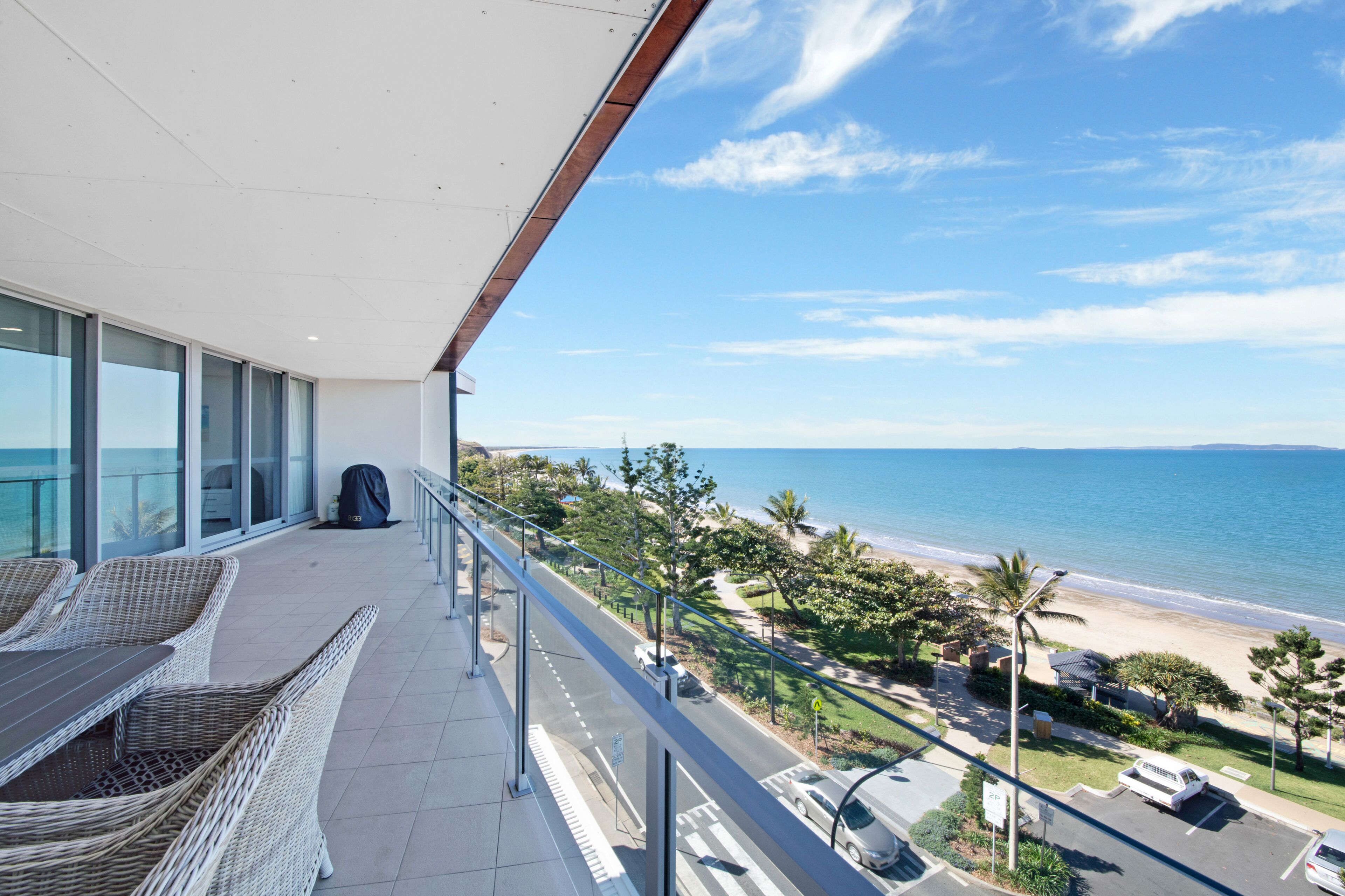 3 bedroom east facing ocean view | balcony