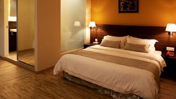 In-room safe, desk, blackout drapes, WiFi (free)