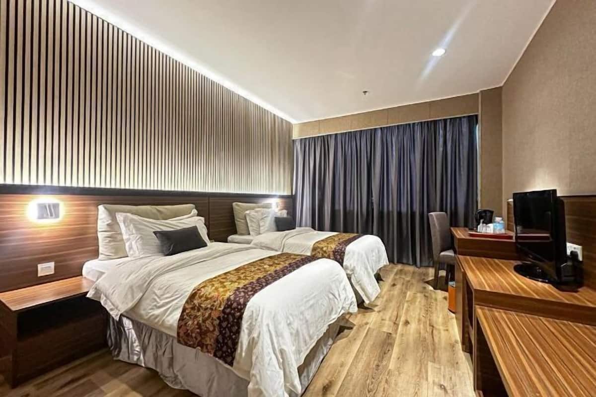 1 chambre, coffres-forts dans les chambres, bureau, rideaux occultants