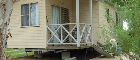 Deluxe Family Ensuite Cabin - Non Pet Friendly | Terrace/patio