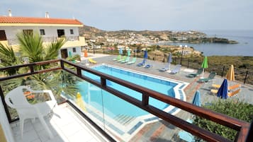 Apartment, 1 Bedroom, Sea View | Balcony