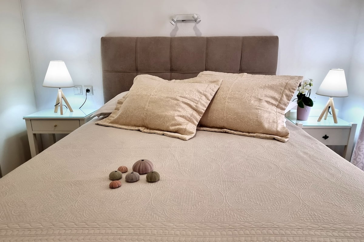 2 habitaciones, escritorio y espacio para trabajar con laptop
