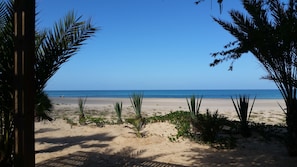 On the beach