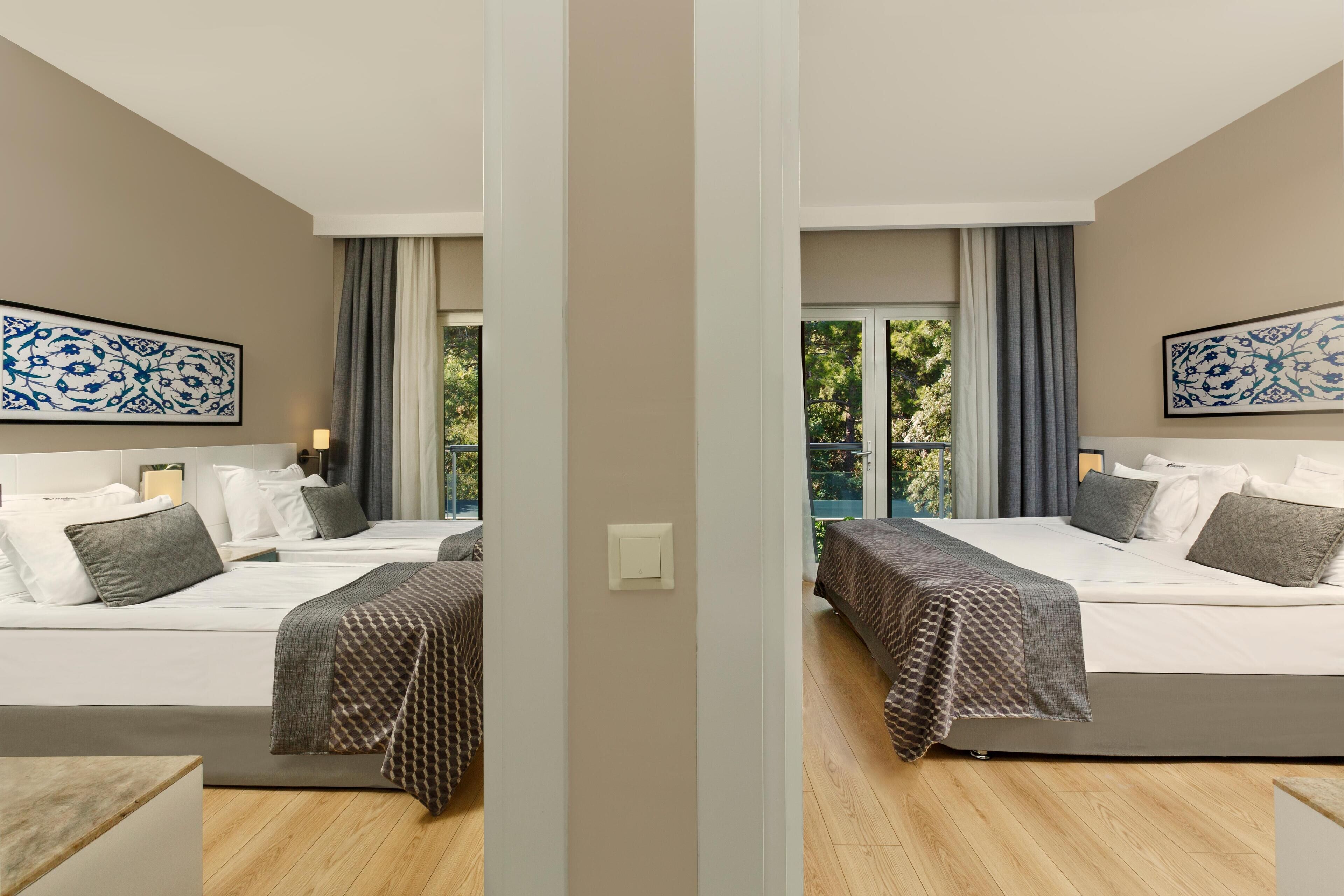 Minibar, caja de seguridad en la habitación y insonorización 