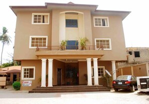 Voorkant van accommodatie