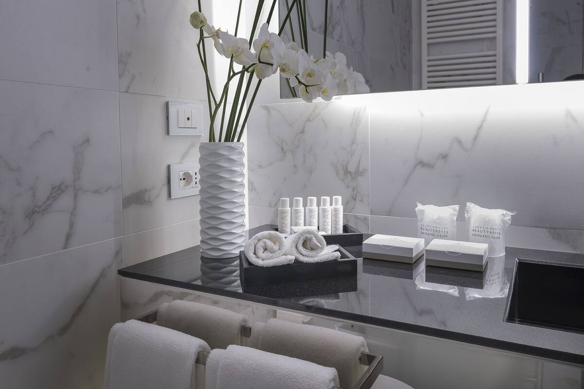 suite | bathroom | shower, free toiletries, hair dryer, bidet