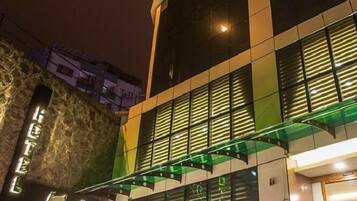 Overnatningsstedets facade