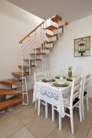 Apartment, 1 Bedroom, Balcony, Sea View | In-room dining - Bellevue Apartments (Postira)