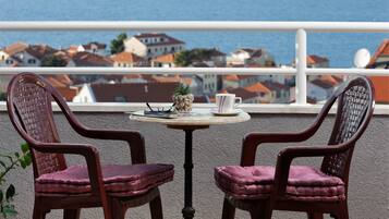 Apartment, 1 Bedroom, Balcony, Sea View | Terrace/patio