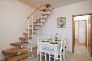 Apartment, 1 Bedroom, Balcony, Sea View | In-room dining - Bellevue Apartments (Postira)