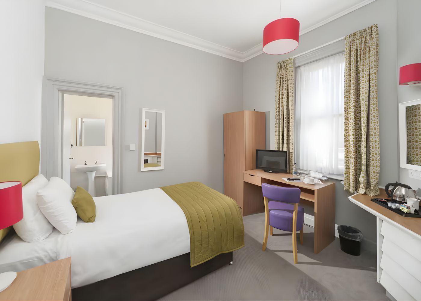 Standard-Einzelzimmer, mit Bad