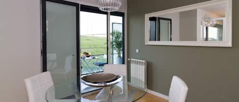 Superior Apartment, 2 Bedrooms, Balcony, River View | Living area | LCD TV